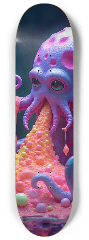 Tentacled Spotted Pudding Blob #29 #2 8-1/4 Skateboard Deck