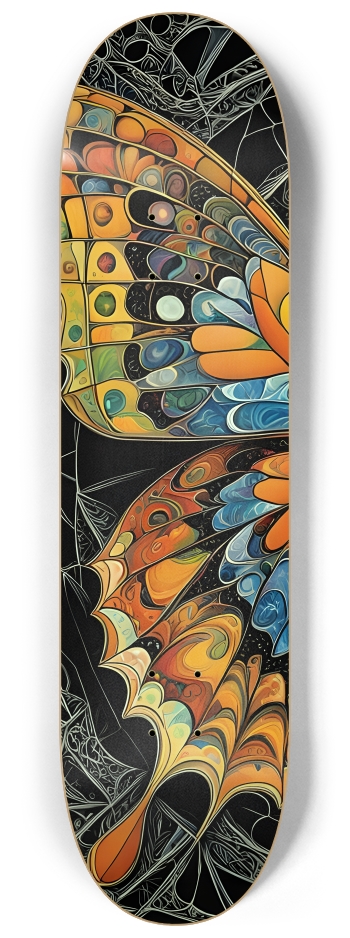 Neo Pop Art Butterfly #21 #1 8-1/4 Skateboard Deck
