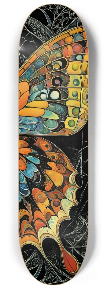 Neo Pop Art Butterfly #21 #3 8-1/4 Skateboard Deck