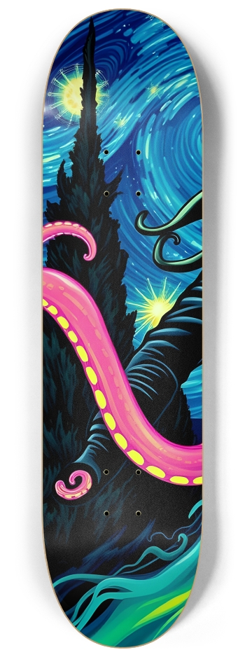 Airbrush Monster Against Night Sky #1 #1