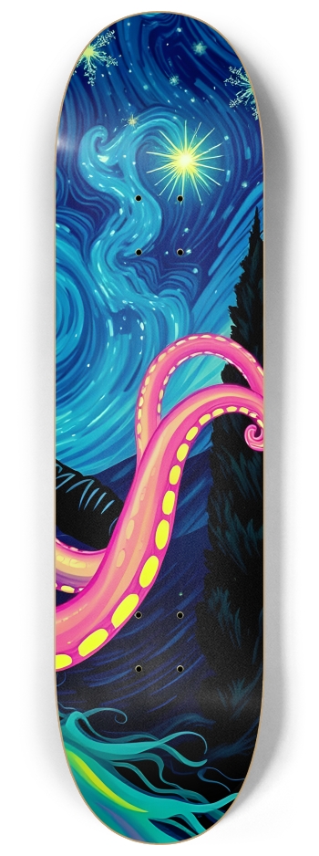 Airbrush Monster Against Night Sky #1 #3