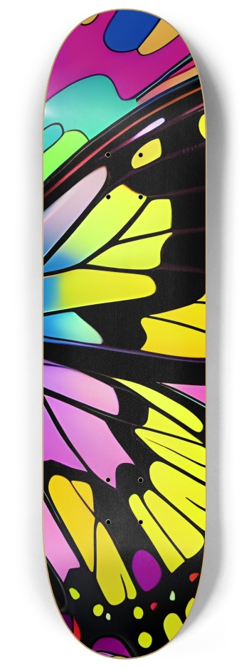 Neo Pop Art Butterfly #26 #3 8-1/4 Skateboard Deck