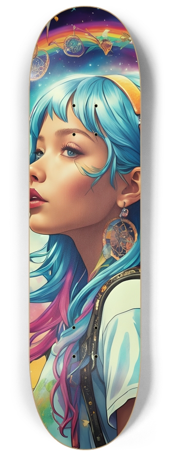 Neon Airbrush Girl Of My Dream Catchers #1 #2