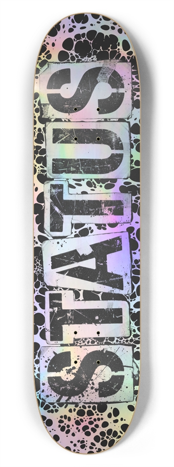 Radioactive 2. 7-3/4 Skateboard Deck