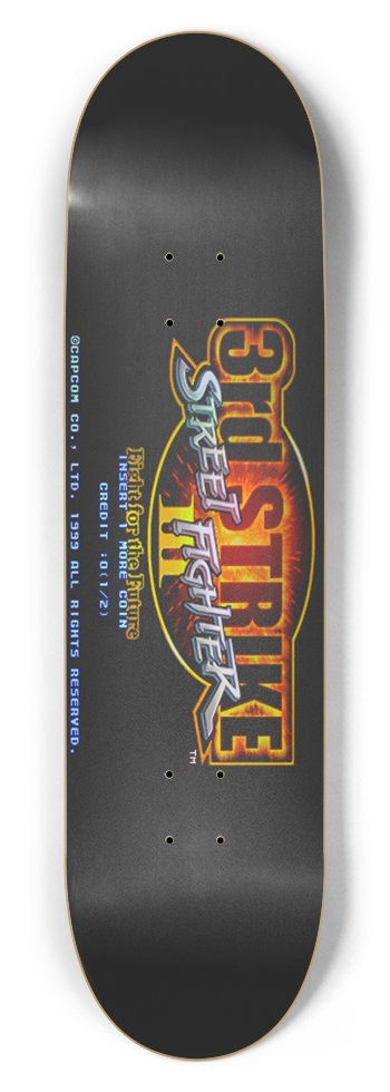 Street Fighter 3: Third Strike 8-1/2 Skateboard Deck