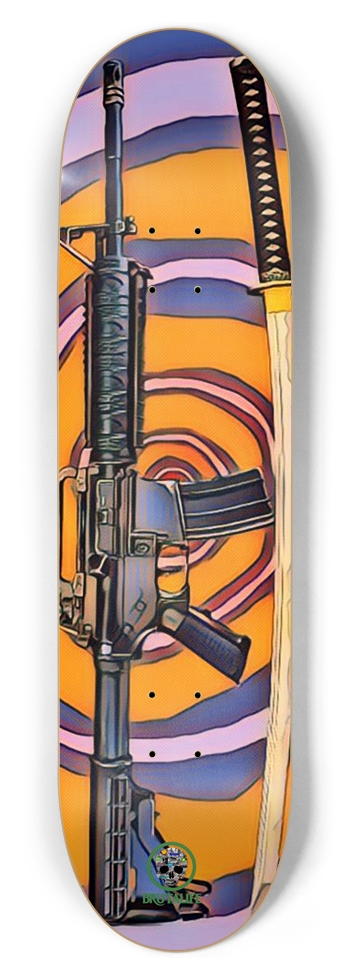 M4 Katana 8-1/2 Skateboard Deck