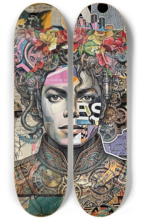Hybrid Being 2 Skateboard Series 2 Deck Wall Series