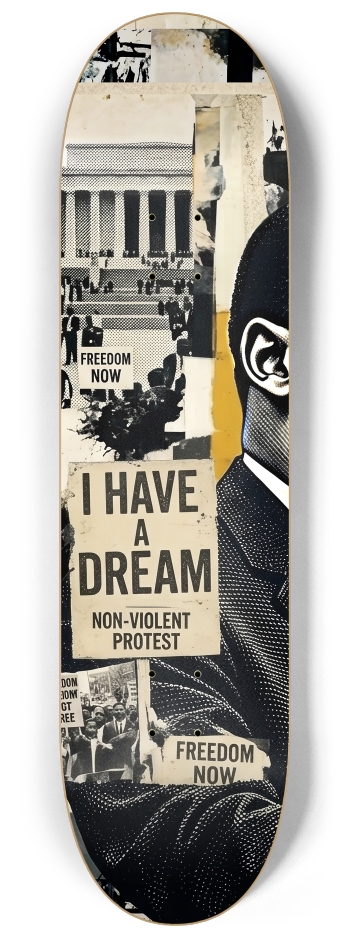 MLK-Freedom now-Skateboard Series #1