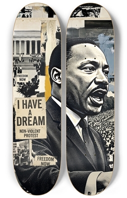 MLK-Freedom now-Skateboard Series