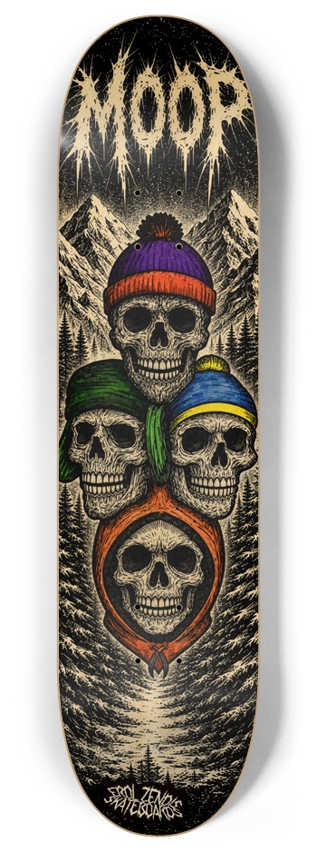 A Tribute to Moop - Who the hell is Moop? 8 Inch Skateboard Deck