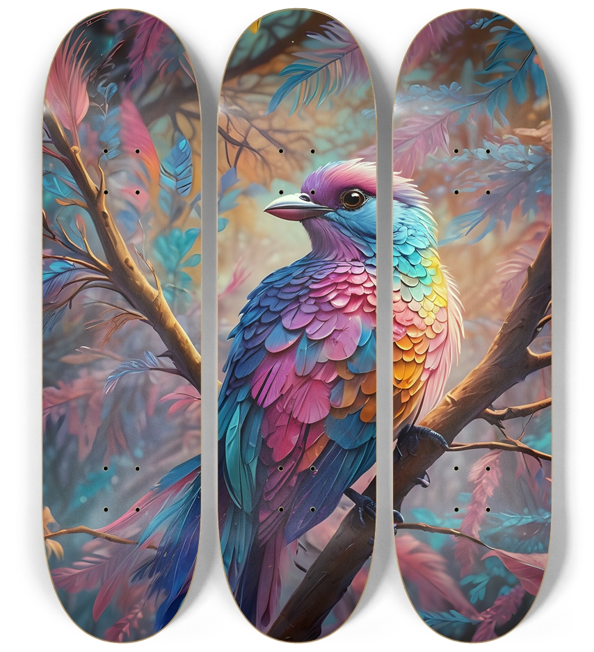 Airbrush Bird in Tree #7