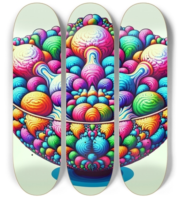 Airbrush Mandelbrot Fractal Ice Cream #1