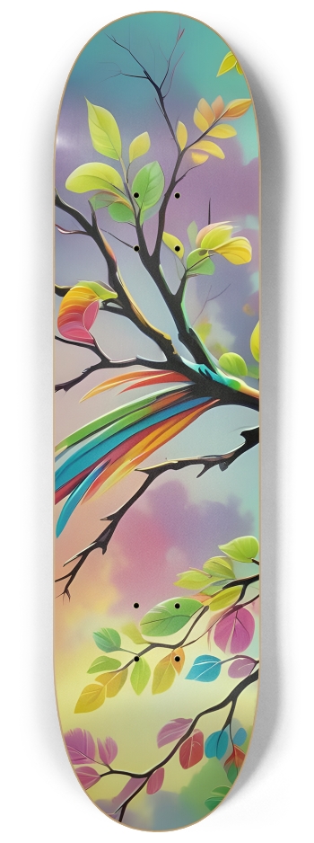 Airbrush Bird in Tree #9 #1