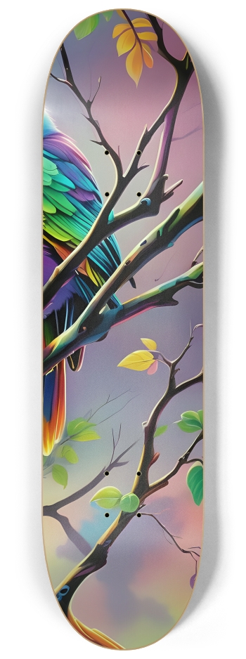 Airbrush Bird in Tree #9 #3
