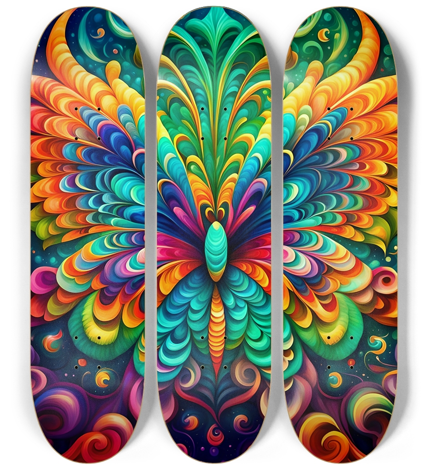 Airbrush Fractal Butterfly #3