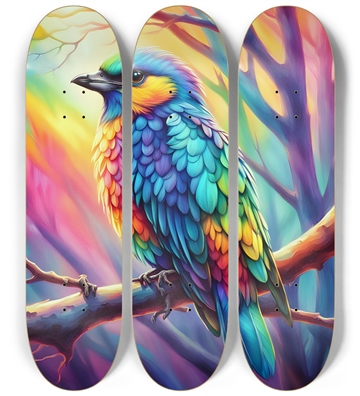 Airbrush Bird in Tree #6
