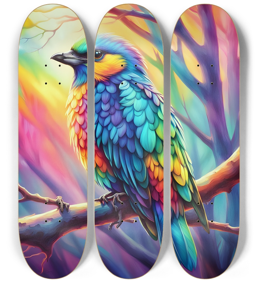 Airbrush Bird in Tree #6