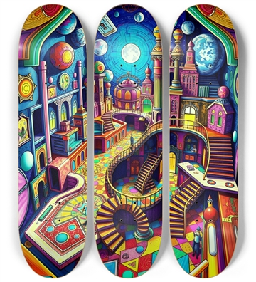 Psychedelic Airbrush Mansion #1