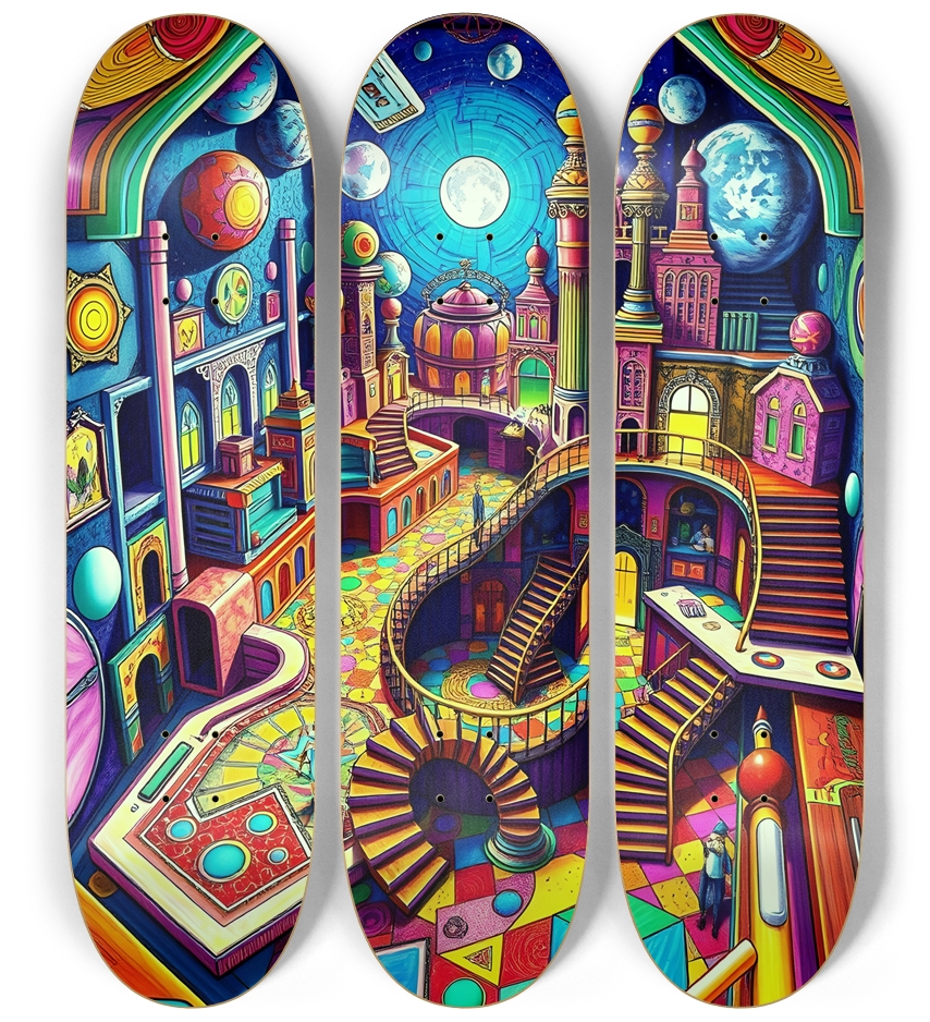 Psychedelic Airbrush Mansion #1