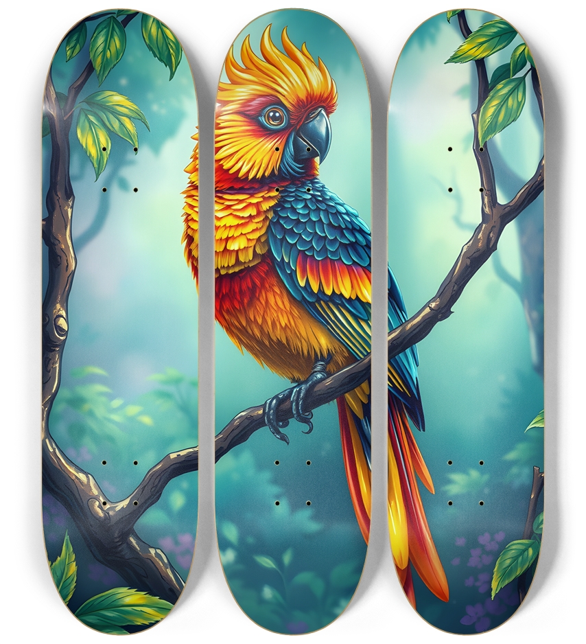 Airbrush Bird in Tree #13