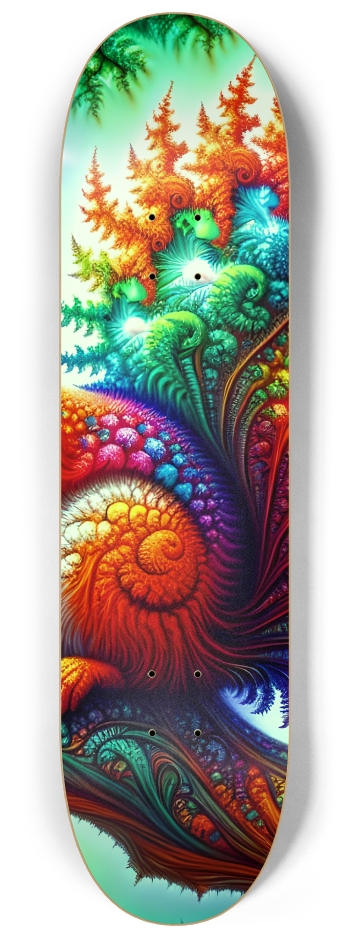 Psychedelic Airbrush Mandelbrot Fractal Squirrel in Tree #1 #2