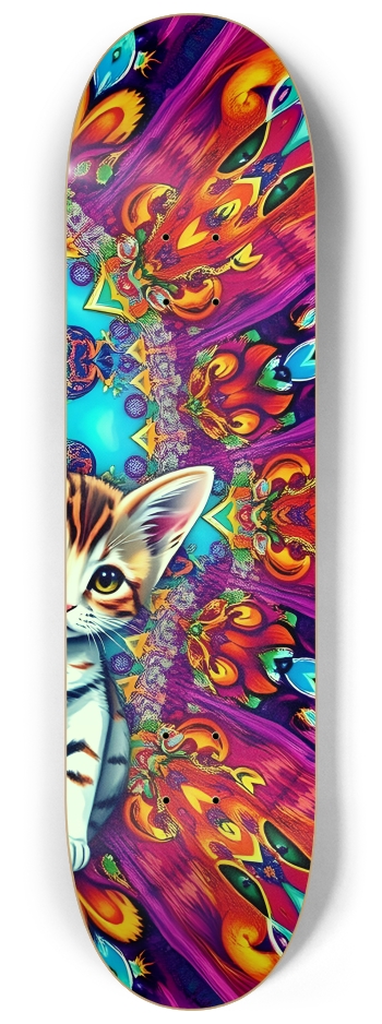 Airbrush Kittens #6 #3 8-1/4 Skateboard Deck