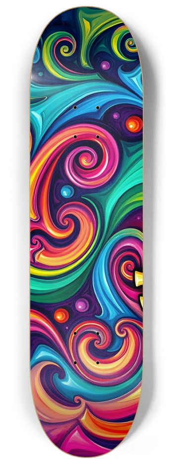 Psychedelic Airbrush Happy Anniversary #1 #1 8-1/4 Skateboard Deck