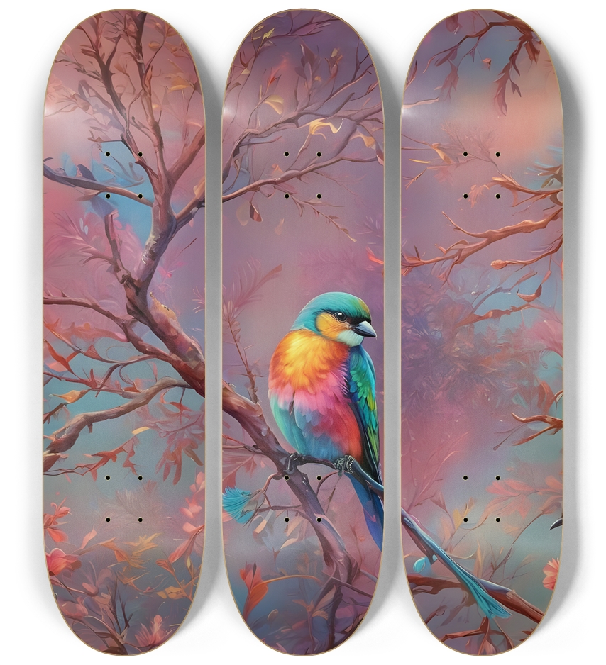 Airbrush Bird in Tree #5