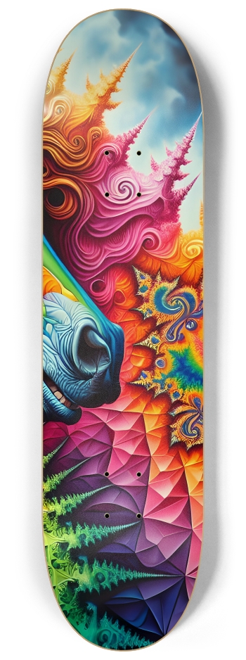Psychedelic Airbrush Mandelbrot Fractal Horse #1 #3