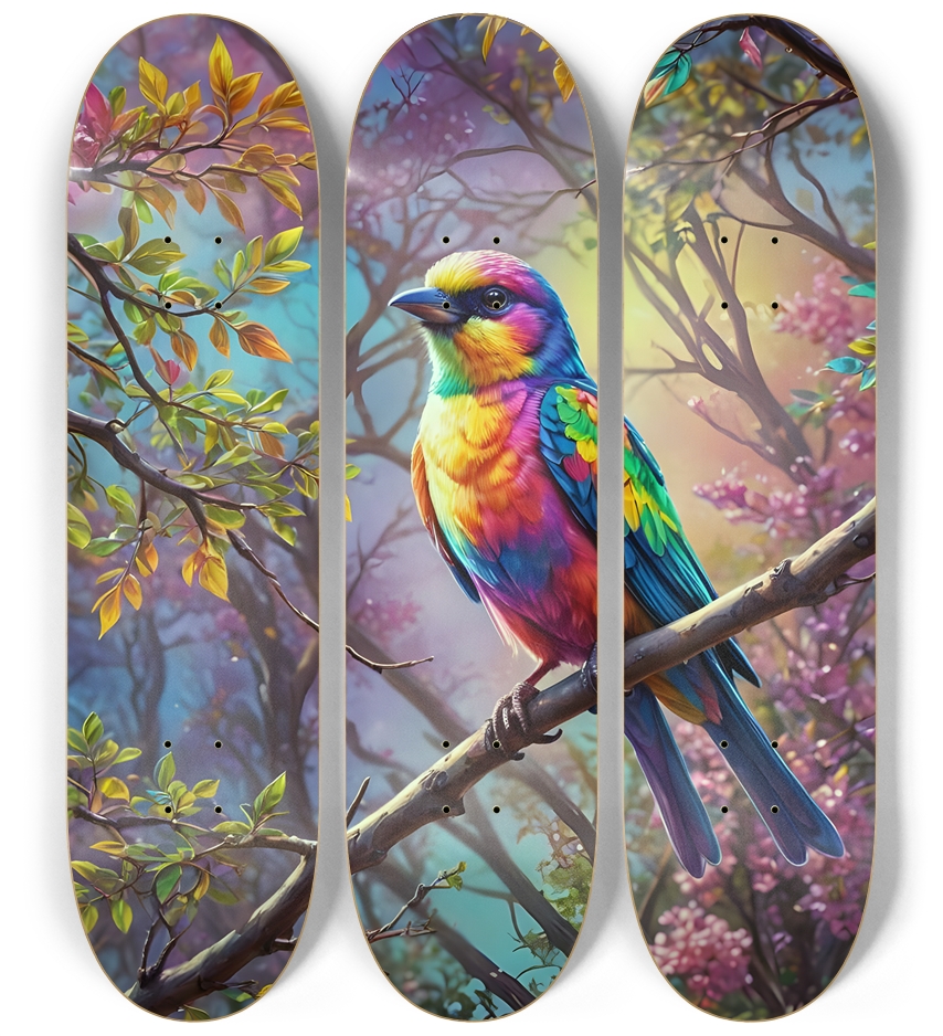 Airbrush Bird in Tree #14