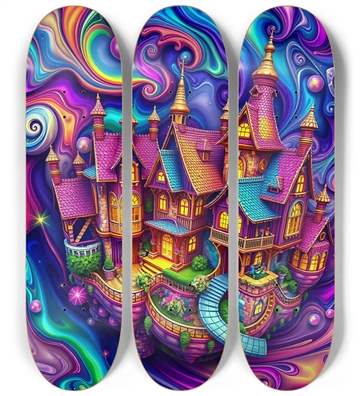 Psychedelic Airbrush Mansion #3