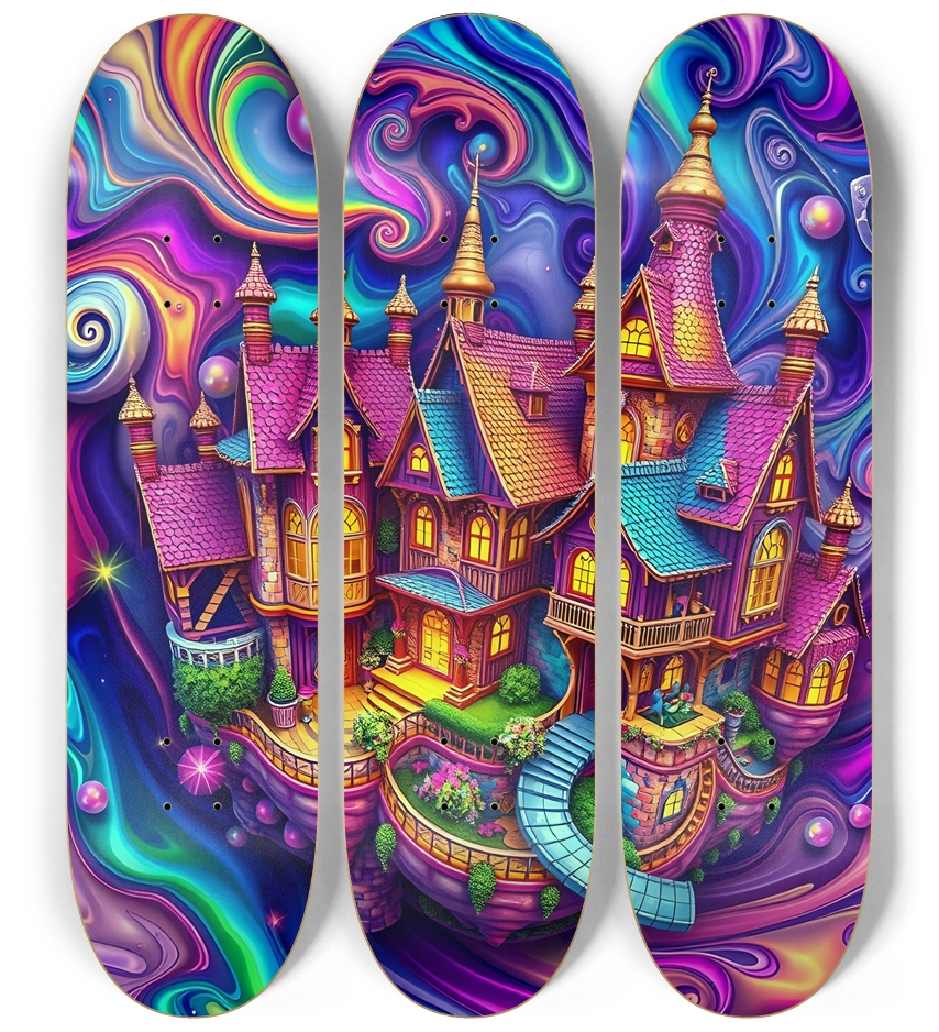 Psychedelic Airbrush Mansion #3