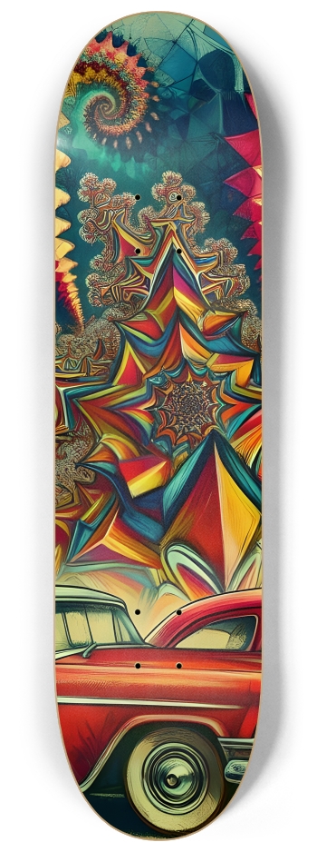 Airbrush Mandelbrot Fractal 1950s Cars #1 #1