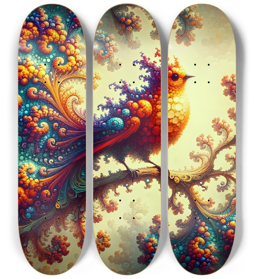 Psychedelic Airbrush Mandelbrot Fractal on Branch #2