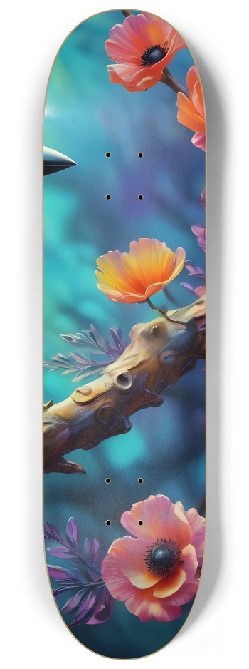 Airbrush Bird in Tree #8 #3