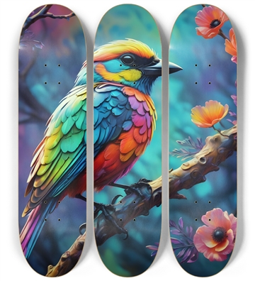 Airbrush Bird in Tree #8