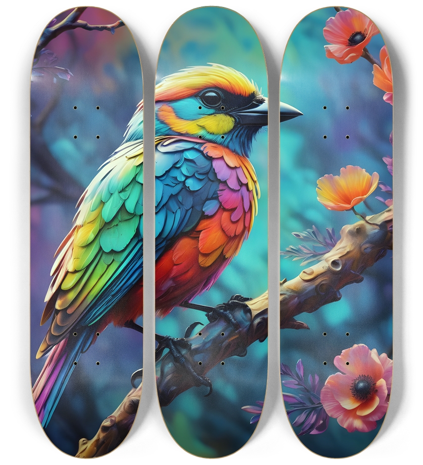 Airbrush Bird in Tree #8