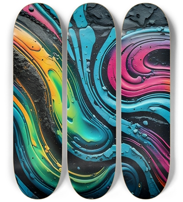 Psychedelic Airbrush Abstract Ooze #1