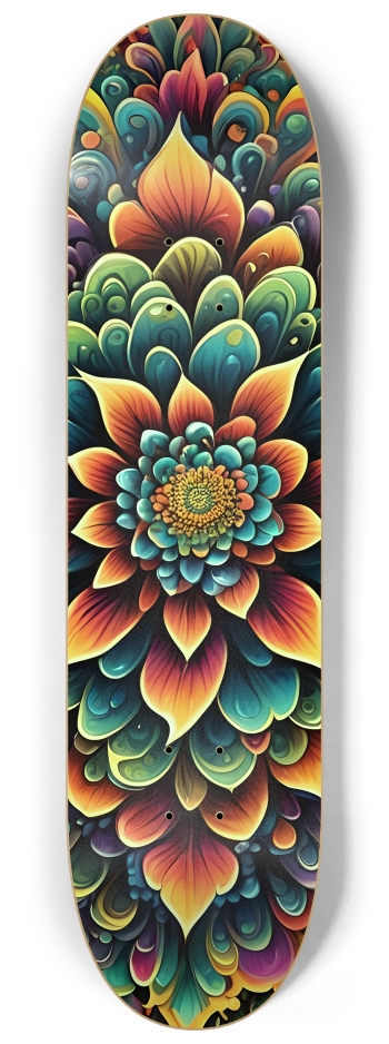 Airbrush Fractal Flower #1 #2