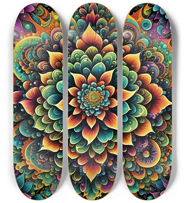 Airbrush Fractal Flower #1