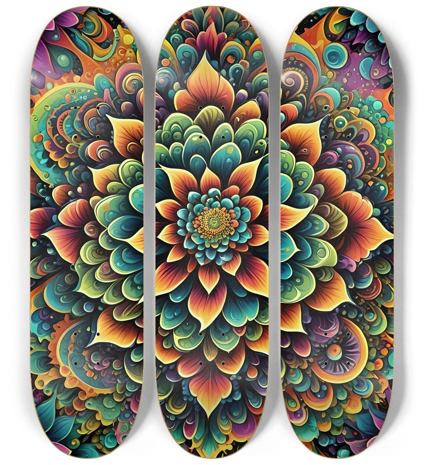 Airbrush Fractal Flower #1