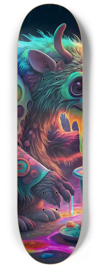 Psychedelic Airbrush Mister Nom Noms Enjoying A Snack #1 #2