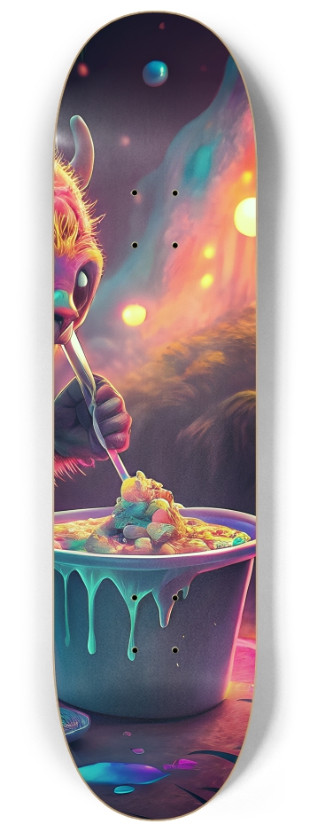 Psychedelic Airbrush Mister Nom Noms Enjoying A Snack #1 #3