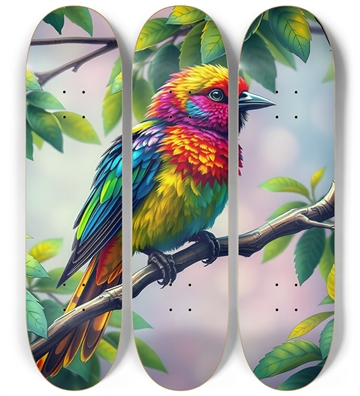 Airbrush Bird in Tree #10