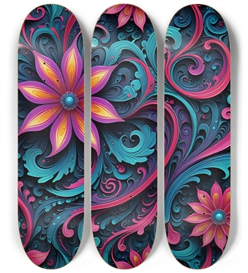 Airbrush Fractal Flower #9
