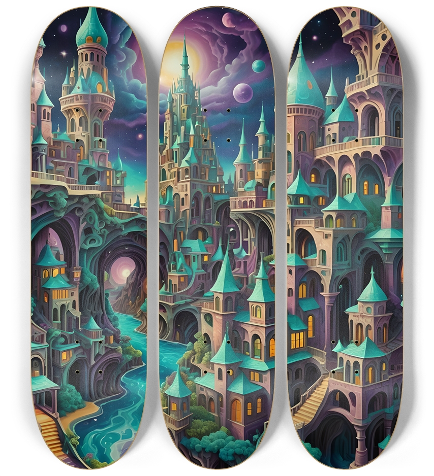Psychedelic Airbrush Mansion #5