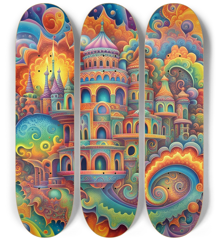 Psychedelic Airbrush Mansion #6