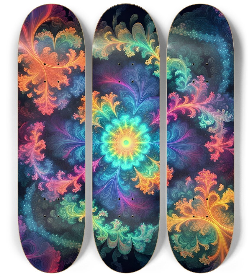 Airbrush Fractal Flower #6
