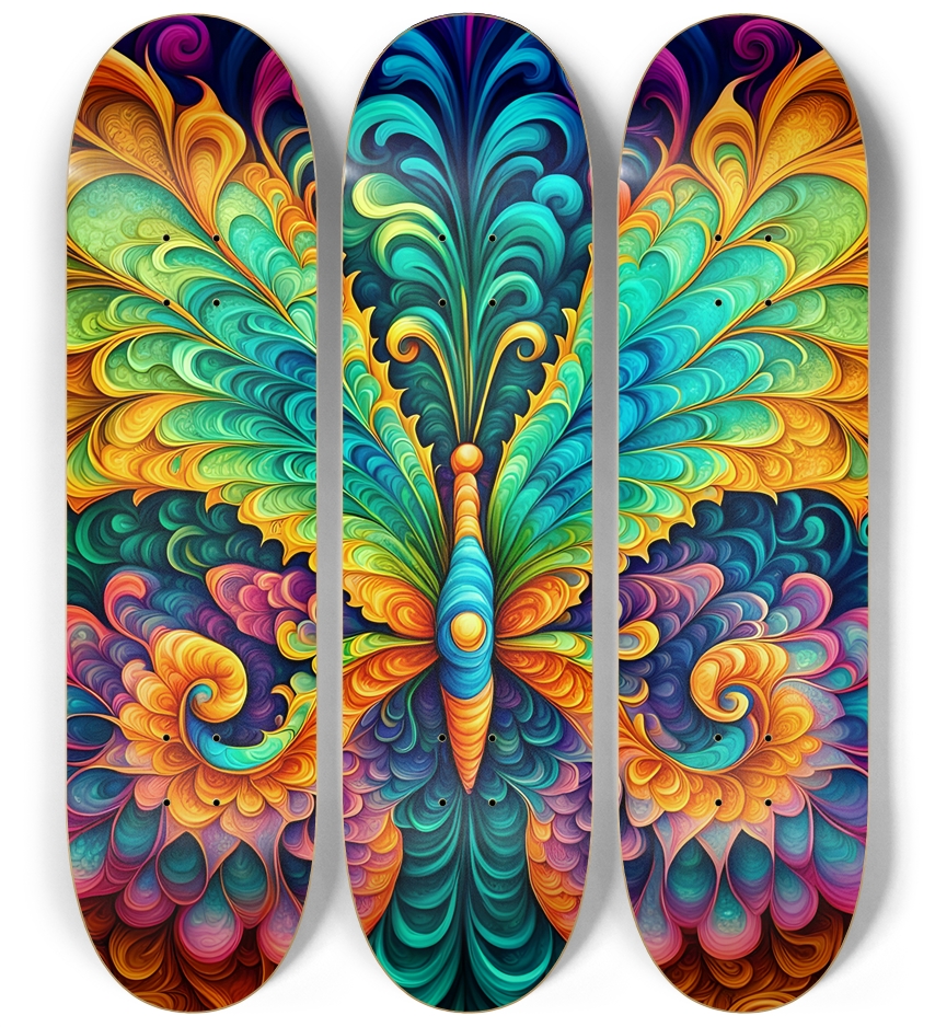 Airbrush Fractal Butterfly #2