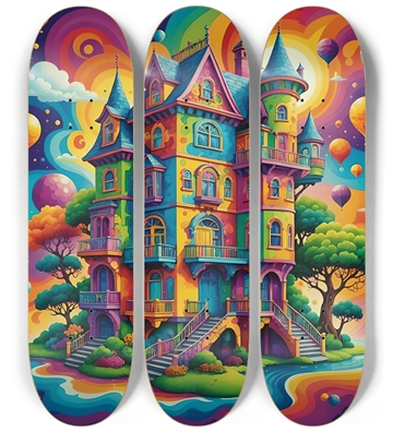 Psychedelic Airbrush Mansion #2